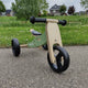Bicicleta/tricicleta fara pedale, Free2Move, Din lemn, 2 in 1, Functie de bicicleta echilibru, Scaun reglabil, Roti ajustabile, Manere antiderapante, Varsta 1-3 ani, Conform cu standardele europene EN71-1;2018, EN71-2:2020, EN71-3:2021, Mint