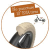 Bicicleta de echilibru, Chillafish, Charlie, Usoara, Cu ghidon si sa reglabile, Greutate 2.5 Kg, Cu roti din spuma EVA, 10 inch, Pentru 18-48 luni, Black