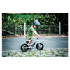 Bicicleta de echilibru, Chillafish, Charlie, Usoara, Cu ghidon si sa reglabile, Greutate 2.5 Kg, Cu roti din spuma EVA, 10 inch, Pentru 18 luni - 48 luni, Silver