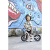 Bicicleta de echilibru, Chillafish, Charlie Glow, Usoara, Cu ghidon si sa reglabile, Cu spite luminoase, Greutate 2.5 Kg, Cu roti din spuma EVA, 10 inch, Pentru 18-48 luni, Beige