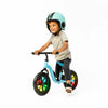 Bicicleta de echilibru, Chillafish, Charlie Glow, Usoara, Cu ghidon si sa reglabile, Cu spite luminoase, Greutate 2.5 Kg, Cu roti din spuma EVA, 10 inch, Pentru 18 luni - 48 luni, Sky