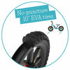 Bicicleta de echilibru, Chillafish, Charlie Glow, Usoara, Cu ghidon si sa reglabile, Cu spite luminoase, Greutate 2.5 Kg, Cu roti din spuma EVA, 10 inch, Pentru 18 luni - 48 luni, Sky