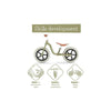Bicicleta de echilibru, Chillafish, Charlie Lux, Usoara, Cu ghidon si sa reglabile, Greutate 3.2 kg, Cu roti din spuma EVA, 12 inch, Pentru 24-60 luni, Olive
