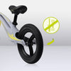 Bicicleta fara pedale, Lionelo, Bart Tour, Usoara, Cu cadru din magneziu, Cu ghidon si sa reglabile, Greutate 3.8 Kg, 12 inch, Conform cu standardul european de securitate EN71, Grey Stone