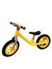 Bicicleta fara pedale ROCKET cu roti gonflabile , marime roti 12 inch si lumini, GALBEN - gogobaby.ro