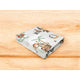 Cearceaf cu elastic, MimiNu, Pentru patut leagan sau patut co-sleeper, Dimensiune 90x40 cm, Din bumbac certificat Oeko Tex Standard 100, Design, Pirates Natural