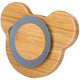 Farfurie compartimentata, FreeON, Din bambus, Cu ventuza, Conform cu standardul european de securitate EN 14372:2004, Bear