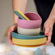 Bol, Petite&Mars, Take&Match, Din silicon, Cu ventuza, Fara BPA, 6 luni+, 350 ml, Verde Inchis