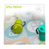 Canuta, Bbluv, Kup, 4 in 1 cu pai, manere si capac, Silicon, Fara BPA, 240 ml, Lime
