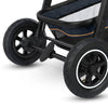 Carucior 2 in 1, Lionelo, Amber, Cadru aluminiu, Cu landou intarit si salteluta moale, Reversibil, Maner ajustabil, Huse pentru picioare, ploaie, Plasa de tantari, Geanta parinti, Pana la 22 kg, EN1888-1, EN1888-2, EN1466, Albastru