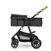 Carucior 2 in 1, Lionelo, Amber, Cadru aluminiu, Cu landou intarit si salteluta moale, Reversibil, Maner ajustabil, Huse pentru picioare, ploaie, Plasa de tantari, Geanta parinti, Pana la 22 kg, EN1888-1, EN1888-2, EN1466, Gri inchis