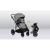 Carucior 2 in 1, Lionelo, Mari Tour, Cu landou individual si salteluta moale, Reversibil, Maner ajustabil, Plasa de tantari, Husa de picioare, Geanta parinti, 22 kg, Conform cu standardele europene de securitate EN1888 si EN1466, Gri
