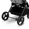 Carucior 2 in 1, Lionelo, Mika, Cadru din aluminiu, Cu landou intarit si salteluta moale, Reversibil, Maner ajustabil, Plasa de tantari, Husa de ploaie, de picioare, 22 kg, Conform cu standardele europene de securitate EN1888-1 EN1888-2, EN1466, Gri - gogobaby.ro