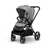 Carucior 2 in 1, Lionelo, Mika, Cadru din aluminiu, Cu landou intarit si salteluta moale, Reversibil, Maner ajustabil, Plasa de tantari, Husa de ploaie, de picioare, 22 kg, Conform cu standardele europene de securitate EN1888-1 EN1888-2, EN1466, Gri - gogobaby.ro