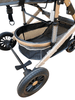 Carucior 2 in 1 L-sun Iris transformabil, 0-36 luni, cu suspensii pe cadru si roti cauciuc, culoare ROZ GGBT7C2 - gogobaby.ro