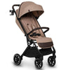 Carucior sport, Lionelo, Cloe, Cu accesorii, Cadru din aluminiu, Pana la 22 kg, Usor, Pliere compacta pentru avion, cu o singura mana, Ideal pentru toate tipurile de suprafete, 6 luni+, Bej - gogobaby.ro