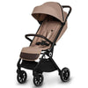 Carucior sport, Lionelo, Cloe, Cu accesorii, Cadru din aluminiu, Pana la 22 kg, Usor, Pliere compacta pentru avion, cu o singura mana, Ideal pentru toate tipurile de suprafete, 6 luni+, Bej - gogobaby.ro