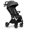 Carucior sport, Lionelo, Cloe, Cu accesorii, Cadru din aluminiu, Pana la 22 kg, Usor, Pliere compacta pentru avion, cu o singura mana, Ideal pentru toate tipurile de suprafete, 6 luni+, Gri - gogobaby.ro