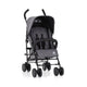 Carucior sport, Petite&Mars, Musca, Cu spatar reglabil, Capotina XXL, Usor, 7.9 kg, 6 luni+, Conform cu standardul european de securitate EN 1888:2018, Gri