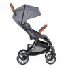 Carucior sport, Petite&Mars, Cross, Autopliabil, 6 luni+, Bara detasabila, Pliabil cu o mana, SPF 40, Sustine pana la 22 kg, Conform cu standardul EN 1888-2:2018, Gri