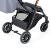 Carucior sport, Petite&Mars, Cross, Autopliabil, 6 luni+, Bara detasabila, Pliabil cu o mana, SPF 40, Sustine pana la 22 kg, Conform cu standardul EN 1888-2:2018, Gri