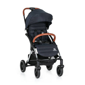 Carucior sport, Petite&Mars, Cross, Autopliabil, 6 luni+, Bara detasabila, Pliabil cu o mana, SPF 40, Sustine pana la 22 kg, Conform cu standardul EN 1888-2:2018, Albastru - gogobaby.ro