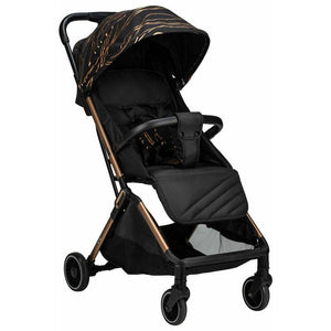 Carucior sport, FreeON, Unique, Pliabil automat, Spatar reglabil, Suport pentru sticla, 6.6 Kg, Conform cu standardul european de securitate EN 1888-2:2018, Gold Rose - gogobaby.ro