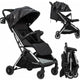 Carucior sport, FreeON, Unique, Pliabil automat, Spatar reglabil, Suport pentru sticla, 6.6 Kg, Conform cu standardul european de securitate EN 1888-2:2018, Silver