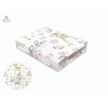 Cearceaf cu elastic, MimiNu, Pentru patut co-sleeper, Vera, Dimensiune 89 x 51 cm, Din bumbac certificat Oeko Tex Standard 100, Sweet Deer Pink - gogobaby.ro