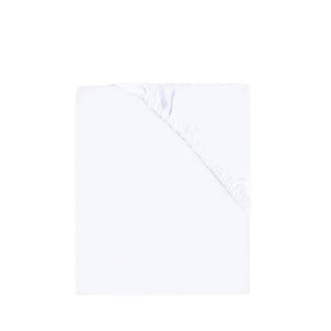 Cearceaf cu elastic, MimiNu, Pentru patut co-sleeper, Timon, Din bumbac jersey, Dimensiune 87 x 51 cm, Material certificat Oeko Tex Standard 100, White - gogobaby.ro
