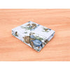 Cearceaf cu elastic, MimiNu, Pentru patut leagan sau patut co-sleeper, Dimensiune 90x40 cm, Din bumbac certificat Oeko Tex Standard 100, Design, Let - gogobaby.ros Go Blue - gogobaby.ro