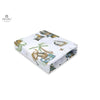 Cearceaf cu elastic, MimiNu, Pentru patut 140X70 cm, Din bumbac certificat Oeko Tex Standard 100, Design, Pirates Blue