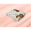 Cearceaf cu elastic, MimiNu, Pentru patut co-sleeper, Timon, Dimensiune 87 x 51 cm, Din bumbac certificat Oeko Tex Standard 100, Teddy Bear On Moon