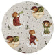 Cearceaf cu elastic, MimiNu, Pentru patut co-sleeper, Vera, Dimensiune 89 x 51 cm, Din bumbac certificat Oeko Tex Standard 100, Teddy Bear On Moon