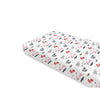 Cearceaf cu elastic, MimiNu, Pentru pat 160x80 cm, Din bumbac certificat Oeko Tex Standard 100, Fox - gogobaby.ro