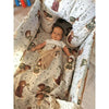 Cosulet bebelus, MimiNu, Pentru dormit, Baby Cocoon 75x55 cm, Husa 100% bumbac, Din bumbac certificat Oeko Tex Standard 100, Teddy Bear On Moon