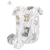 Cutie depozitare jucarii, MimiNu, Din bumbac certificat Oeko Tex Standard 100, Cu manere, 50x35 cm, Safari Natural - gogobaby.ro