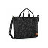 Geanta pentru mamici, Petite&Mars, Impermeabila, Cu 4 compartimente, 45 x 30 x 12 cm, Negru/Gri