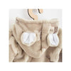 Hanorac de iarna, New Baby, Pentru bebelusi, Wellsoft, Marime 56, Poliester si capsuseala din bumbac, Polar Bear