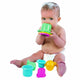 Jucarie de baie, Playgro, Croc Cups, 8 piese
