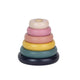 Jucarie de stivuire, Petite&Mars, Turn Orbit Wood of Mars, 10 cm, 36 luni+, Multicolor