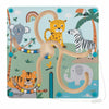 Labirint magnetic, Free2Play, Cu bile, Din lemn, Dezvolta abilitatile motorii, Stimuleaza concentrarea si rabdarea, 22,5x22x5 cm, 36 luni+, Multicolor - gogobaby.ro