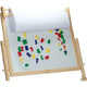 Tablita magnetica, Free2Play, 2 in 1, Cu litere si cifre magnetice, Din lemn, Conform cu standardul european de securitate EN71/123, 3 ani+, Multicolor