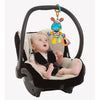 Jucarie, Playgro, Pentru carucior, scoica auto si patut, Cu jucarie de dentitie, Zoe Zebra Munchimal, 32 cm