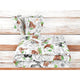 Lenjerie patut 3 piese, Qmini, Pentru patut 120x60 cm, Cu protectie laterala, Din bumbac certificat Oeko Tex Standard 100, The continents