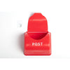 Cutie postala, Dice, Pentru spatii de joaca, Din plastic, 25x22.6x14 cm, Rosu