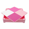 Set masuta si doua scaune, New Baby, Pentru copii, Pink, Cu parte detasabila si reversibila, Partea reversibila pentru Lego Duplo - gogobaby.ro