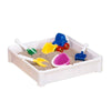 Set masuta si doua scaune, New Baby, Pentru copii, Pink, Cu parte detasabila si reversibila, Partea reversibila pentru Lego Duplo - gogobaby.ro