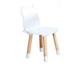Set masuta si doua scaune, FreeON, Bear, Pentru copii, Din lemn, Cu marginile rotunjite, Conform cu standardele europene de securitate EN71-1;2018, EN71-2:2020, EN71-3:2021, Alb - gogobaby.ro