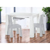 Set masuta si doua scaune, FreeON, Neo, Pentru copii, Cu doua sertare, Cu masa reglabila la doua inaltimi, Conform cu standardele europene de securitate EN71-1;2018, EN71-2:2020, EN71-3:2021, Gri - gogobaby.ro